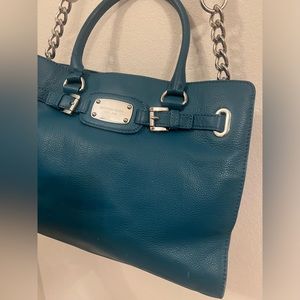 Micheal Kors Teal Hamilton bag